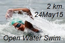 Open Water Swim 2 Kms 24 May 2015