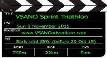 VSANO Sprint Triathlon 8 Nov 15 (solo) Full